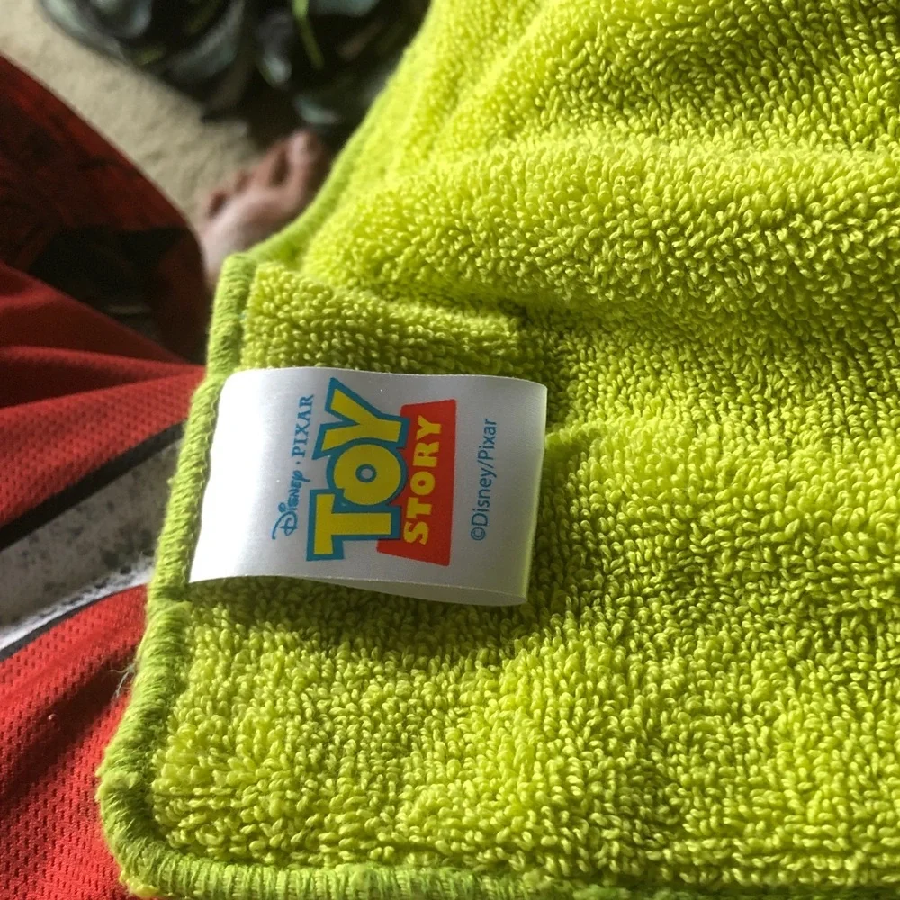 Bright Lime Green wash cloth